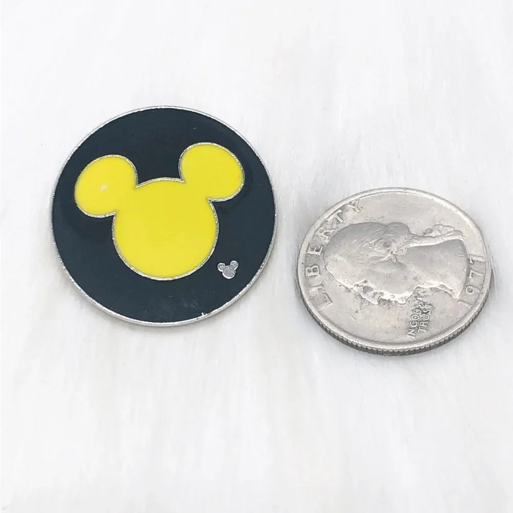 🔮 5/$25 Disney Yellow Mickey Mouse‎ Icon Pin